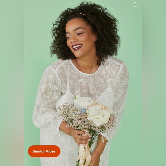 ModCloth Just the Beginning Boho Maxi Wedding Embroidered Dress Size 1X NWT - Picture 3 of 15